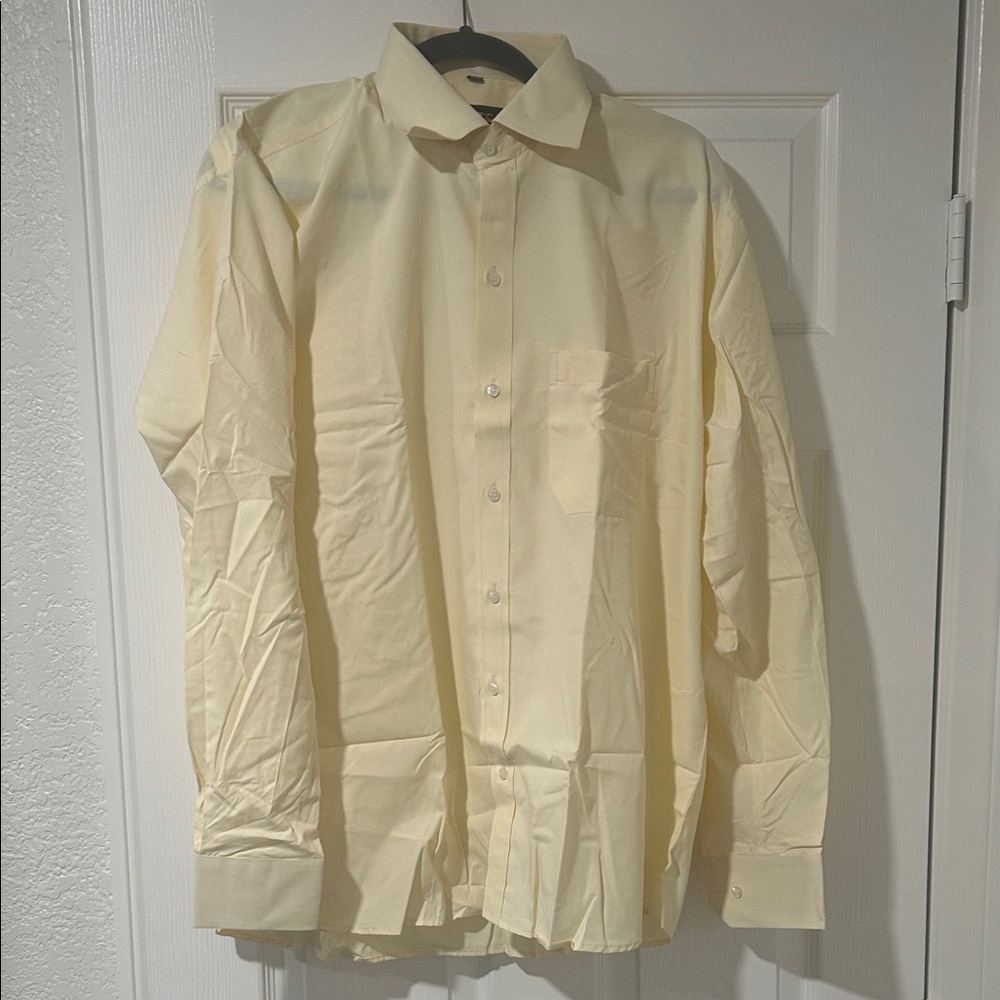 Men's Classic Cream Dress Shirt